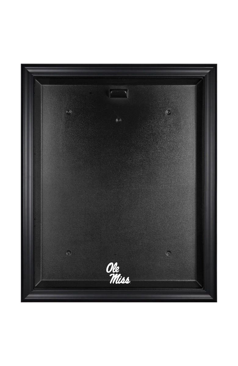 FANATICS AUTHENTIC Ole Miss Rebels Black Framed Logo Jersey Display Case, Main, color, 