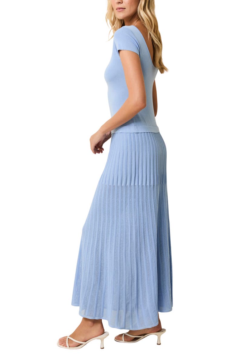 Solid & Striped The Bridget Knit Maxi Dress, Alternate, color, Open Water