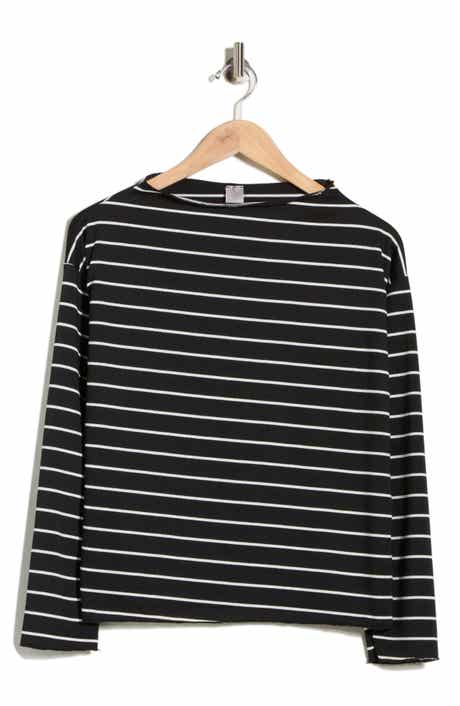 GO COUTURE Boat Neck Dolman Sleeve Sweater