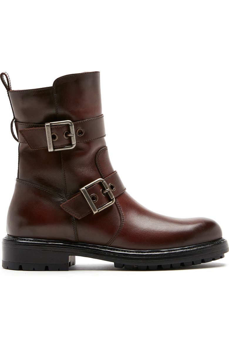 La Canadienne Wise Waterproof Leather Lug Sole Boot, Alternate, color, Brown