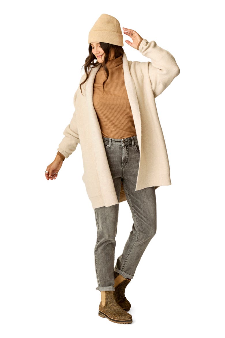 Priya Topper, Alternate, color, Oatmeal Heather