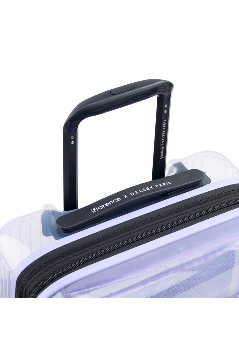 Gotta Glow Expandable 20" Carry-On Spinner, Alternate, color, Translucent Purple