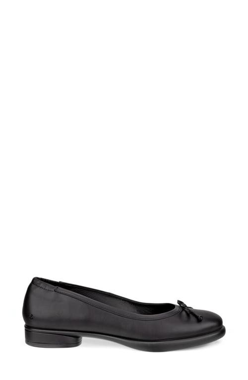 Ecco Sculpted Lx Ballet Flat In Black