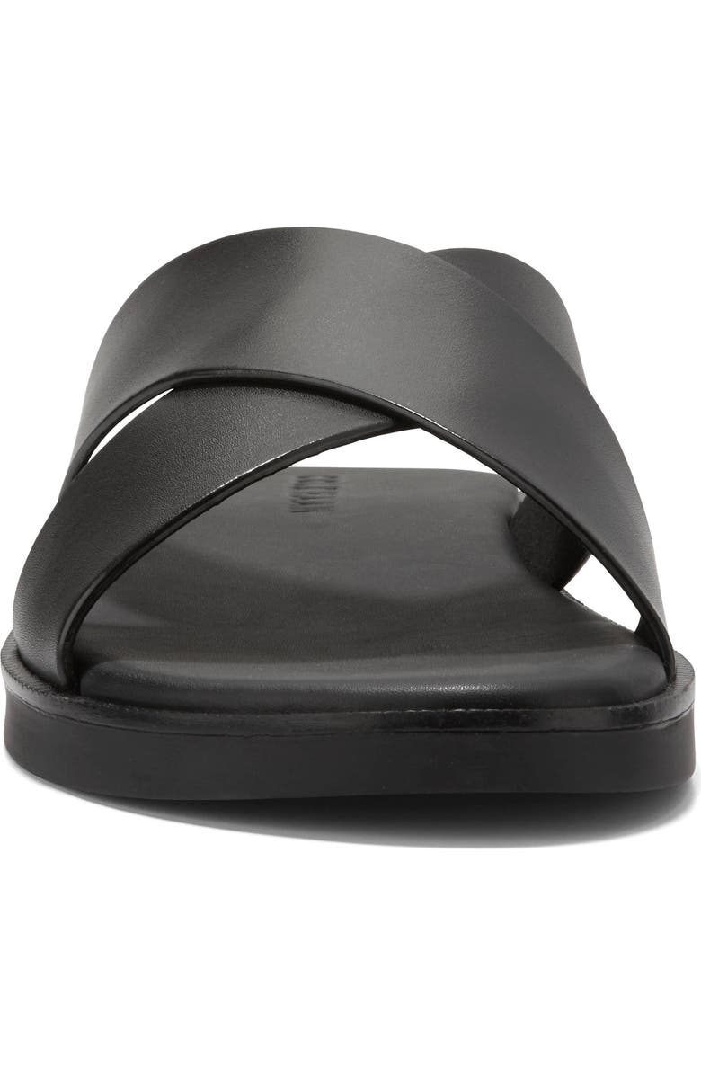 Cole Haan Nantucket Cross Strap Sandal, Alternate, color, Black/ Black