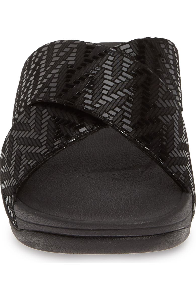 FitFlop Lulu Chevron Slide Sandal, Alternate, color,