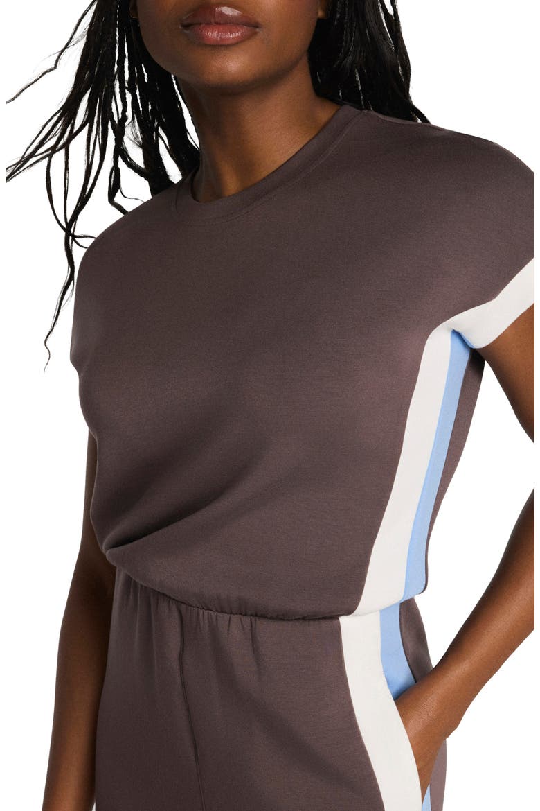 AirEssentials Colorblock Jumpsuit, Alternate, color, DARK CACAO STRIPE
