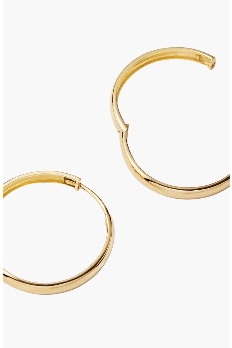 Bold Large Hoops, Alternate, color, Yellow Gold