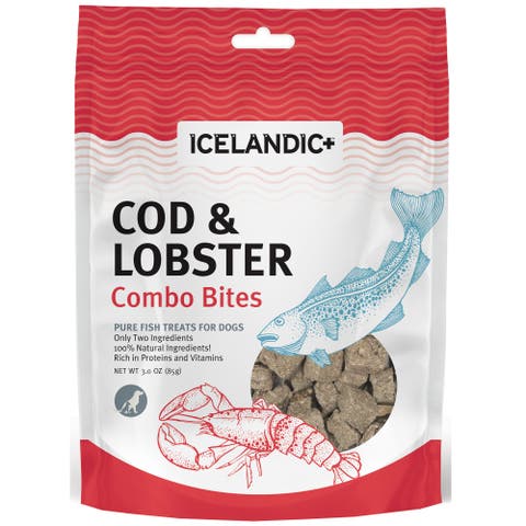 Cod & Lobster Combo Bites Dog Treat 3.0Oz Bag