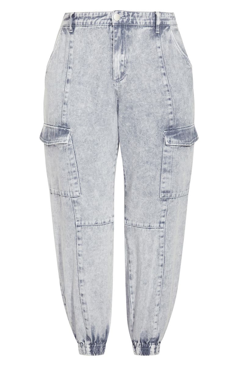 City Chic Cargo Ankle Jeans, Alternate, color,