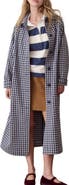 Marine Layer Hayes Gingham Trench Coat