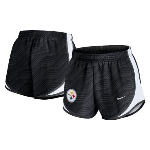 Women's Nike Anthracite Pittsburgh Steelers Tempo Performance Shorts