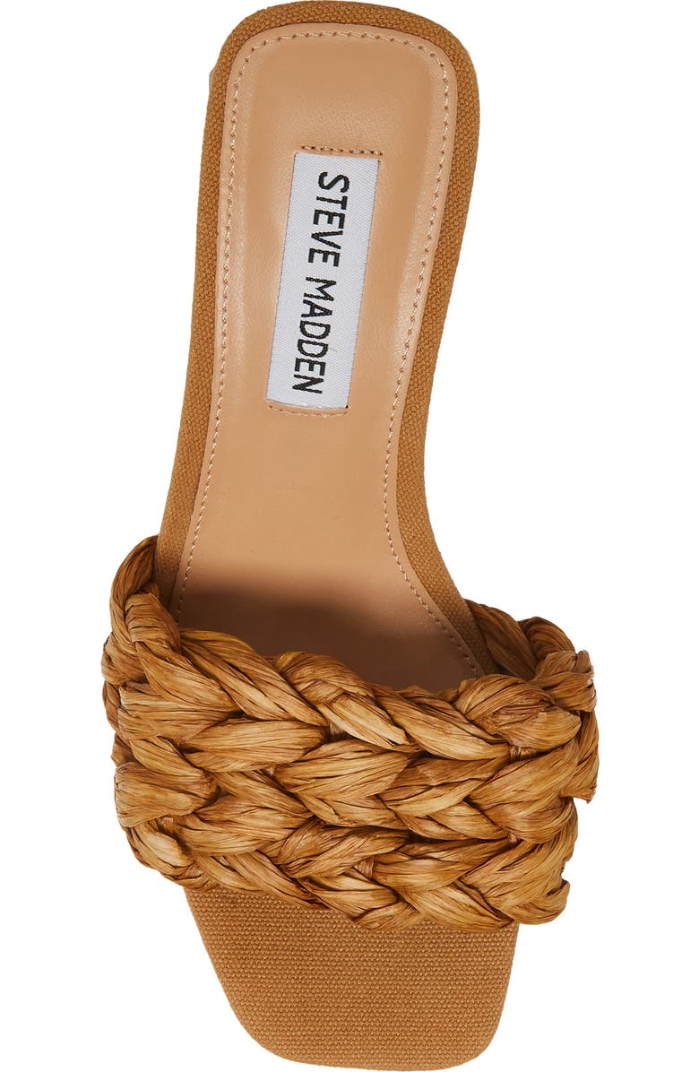 Steve Madden Mylee Raffia Slide Sandal, Alternate, color,