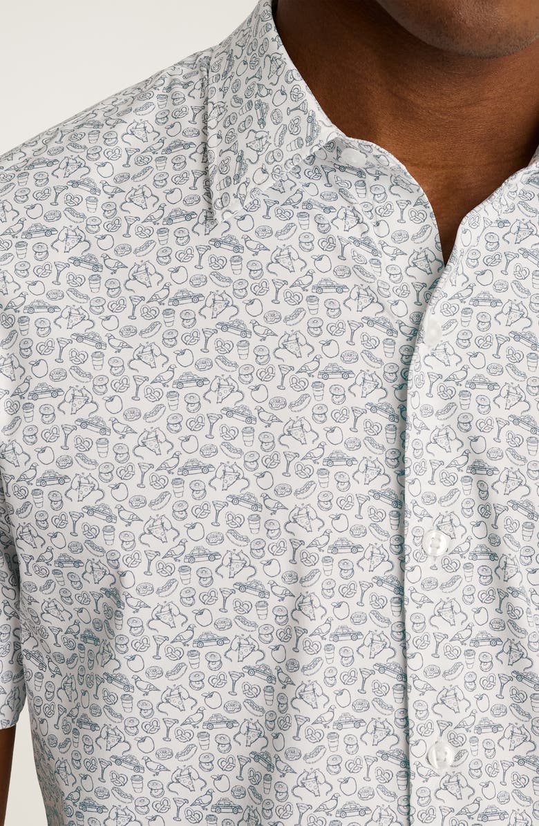 Bonobos Tech Performance Short Sleeve Button-Up Shirt, Alternate, color, 