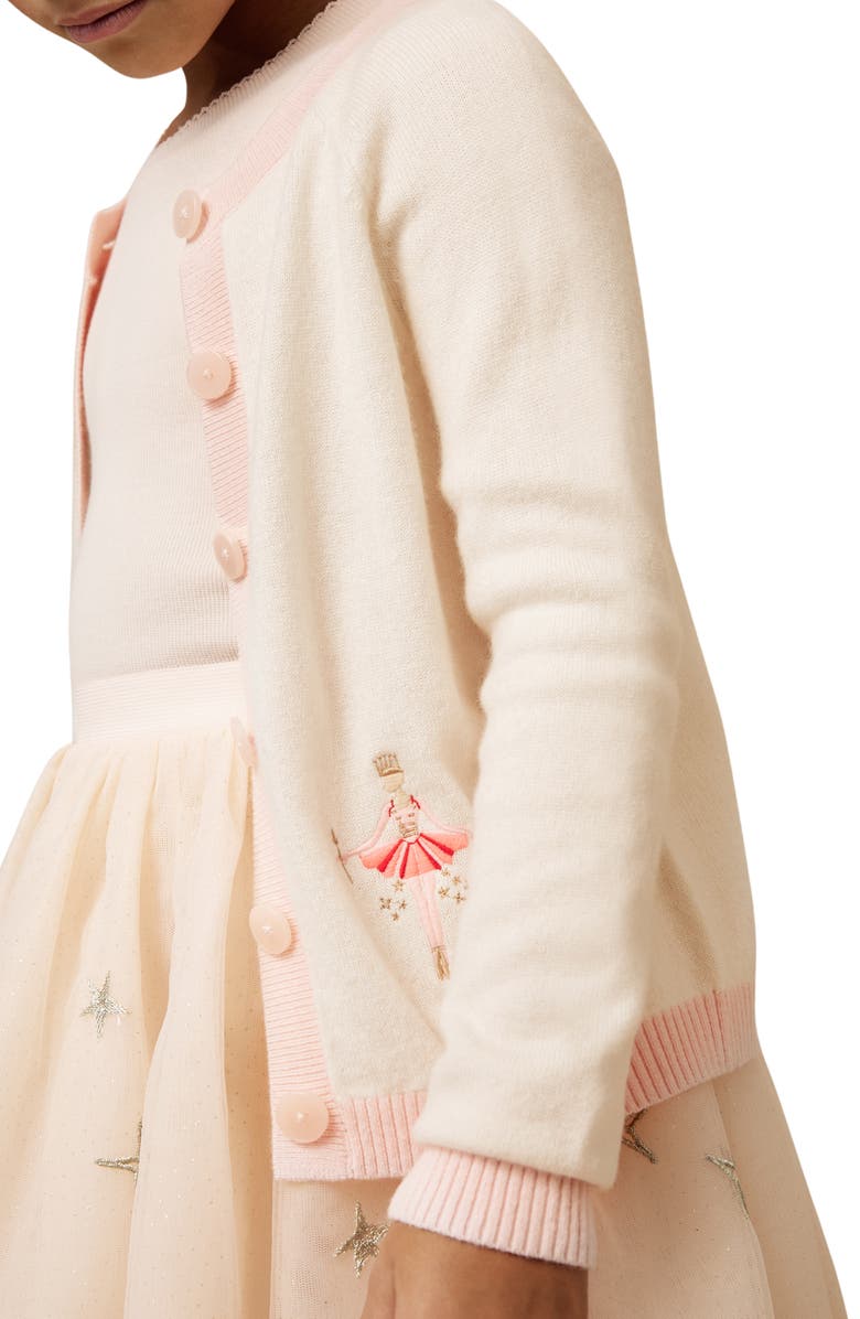 Reiss Kids' Nancy Nutcracker Cardigan, Alternate, color, Ivory