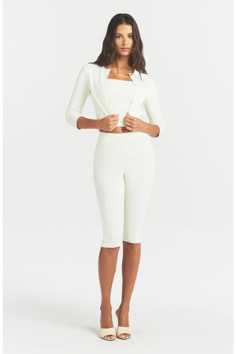 Crop Cardigan, Alternate, color, EGRET
