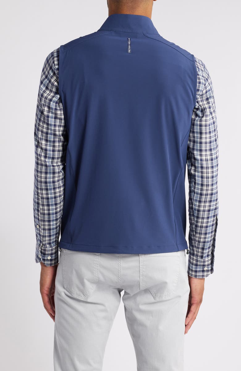 Peter Millar Crown Crafted Water Resistant Contour Vest, Alternate, color, Navy