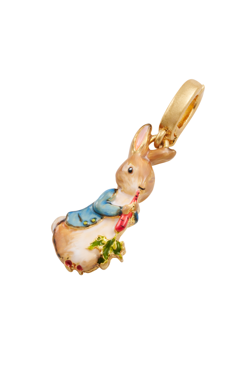 x Peter Rabbit Necklace, Alternate, color, Gold