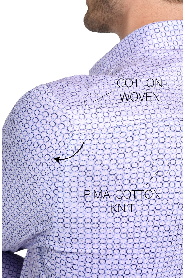 Reworked Slim Fit Cotton Dress Shirt, Alternate, color, LILAC
