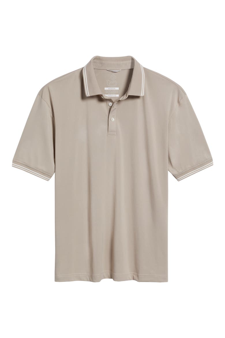 Thatcher Tipped Performance Polo, Alternate, color, TAN