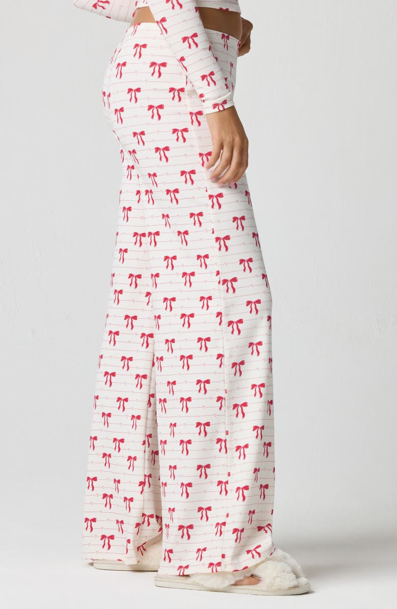 Florence by Mills Rib Print Pants, Alternate, color, Tied Up