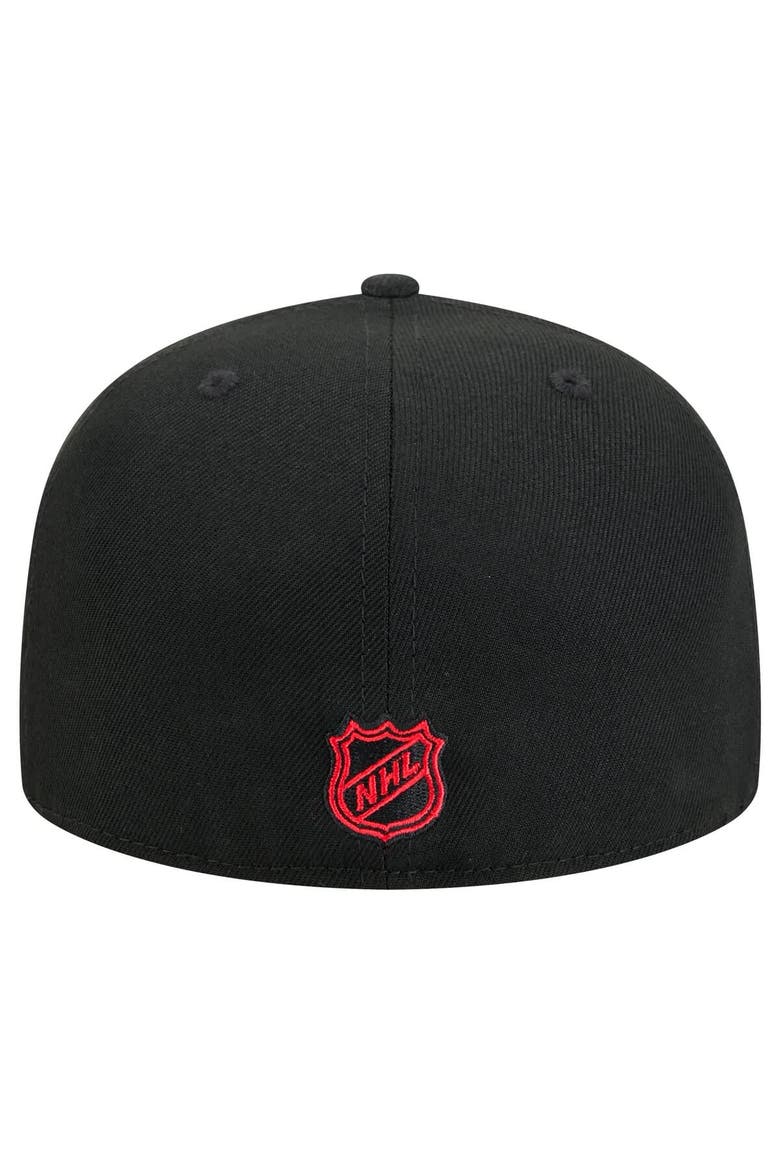 Men's New Era Black Buffalo Sabres Core 59FIFTY Fitted Hat, Alternate, color, Black