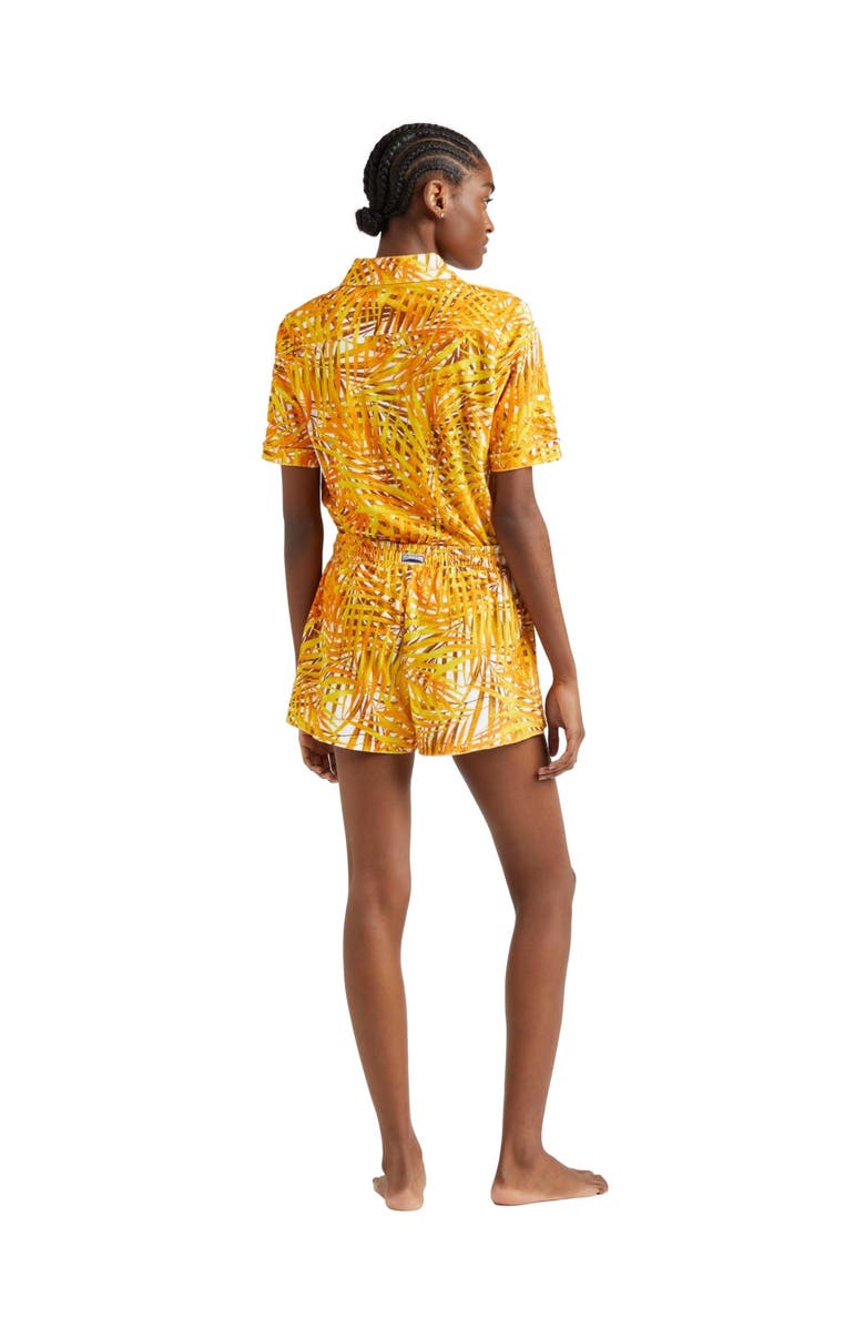Vilebrequin Women's Palm Leaves Printed Terry Swim Shorts, Alternate, color,