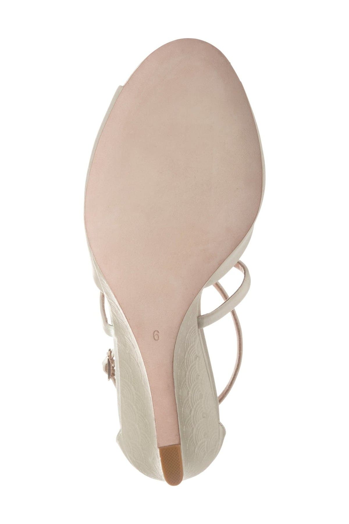 Badgley Mischka Collection Badgley Mischka 'Abigail' Peep Toe Wedge, Alternate, color, 