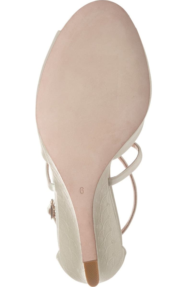 Badgley Mischka Collection Badgley Mischka 'Abigail' Peep Toe Wedge, Alternate, color,