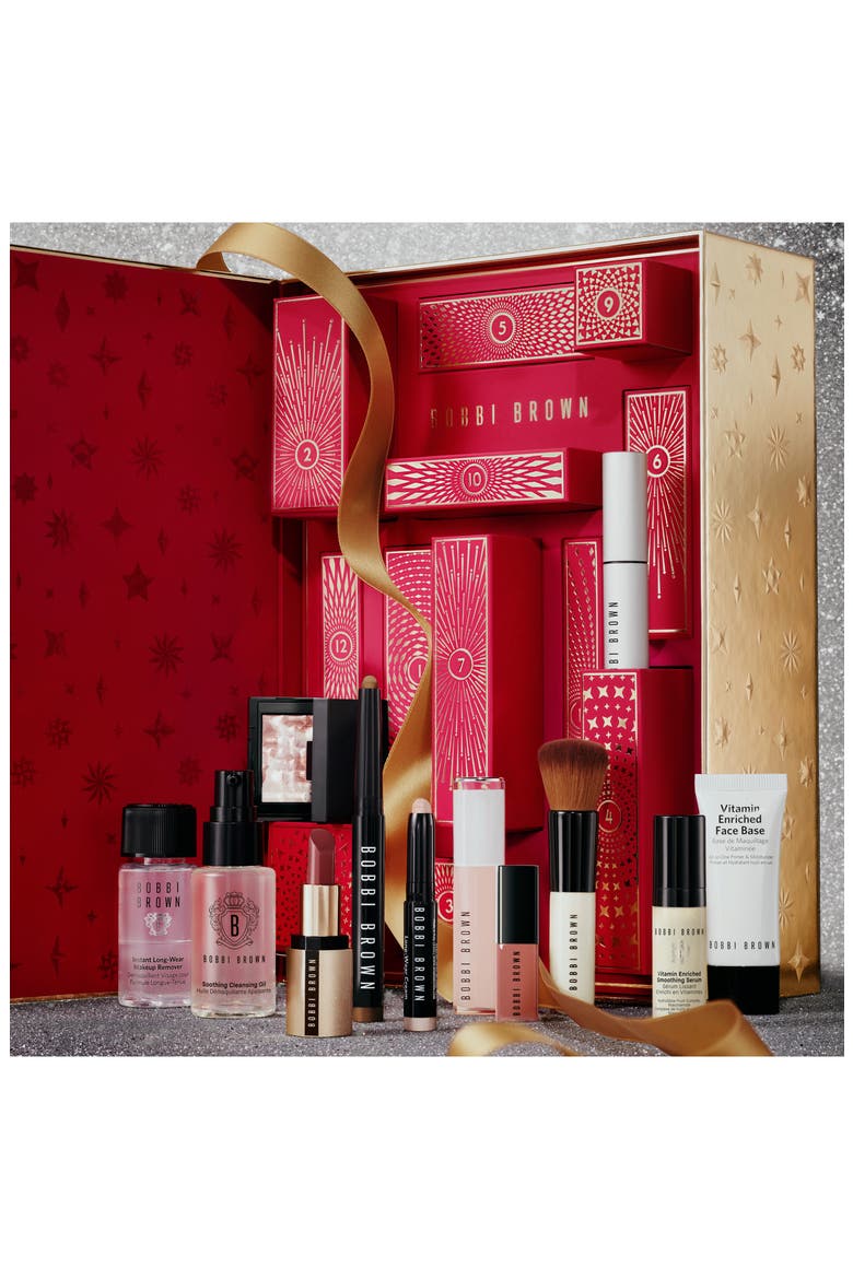 Dazzle & Glow 12-Day Makeup + Skincare Advent Calendar Gift Set $299 Value, Alternate, color, NO COLOR