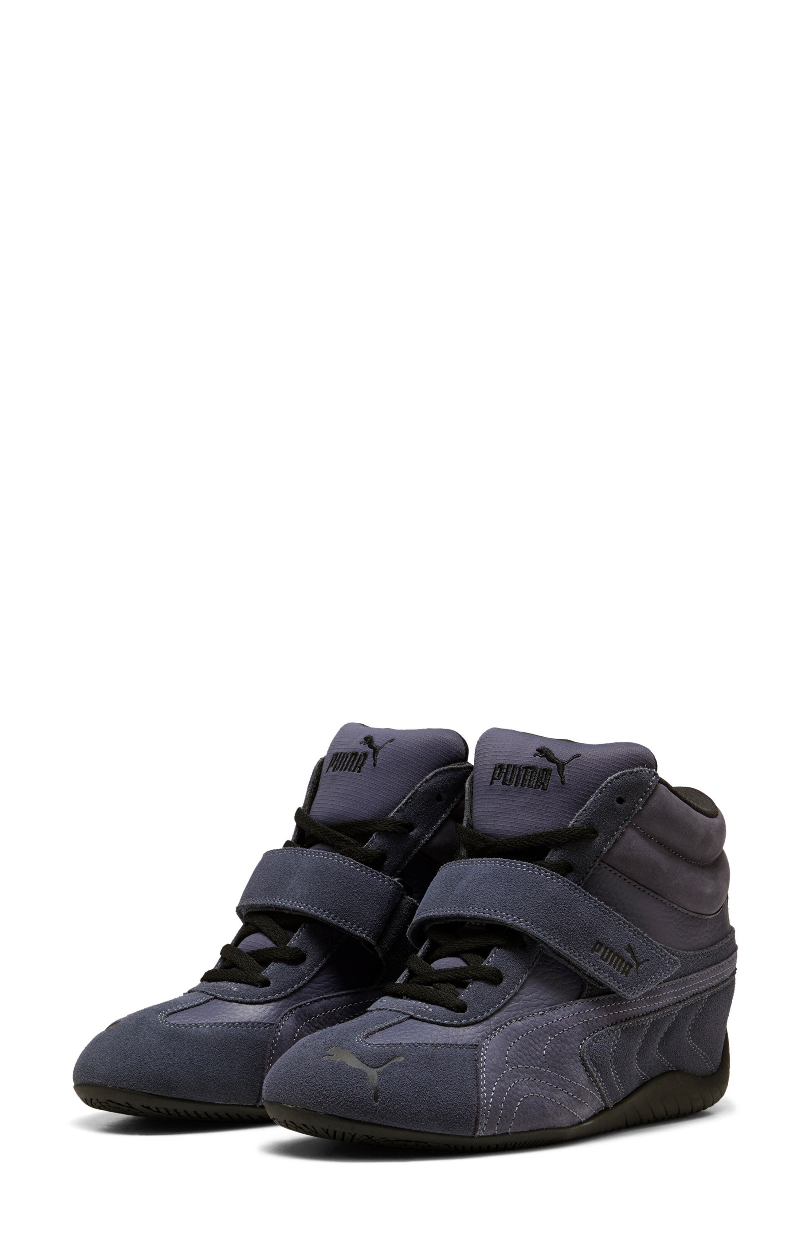 Speedcat Wedge Leather Sneaker, Main, color, INKY DEPTHS/ PUMA BLACK
