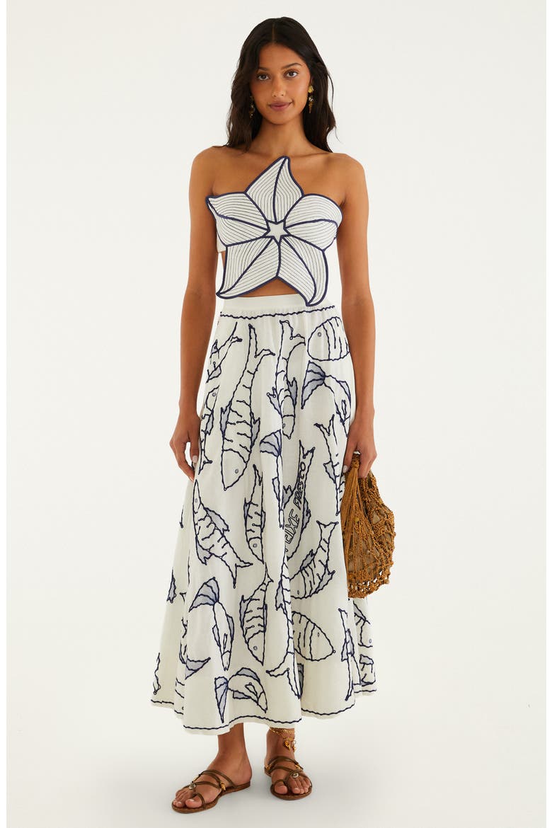 Coast Stars Strapless Top, Alternate, color, OFF-WHITE