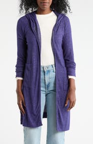 GO COUTURE Hooded Sweater Cardigan
