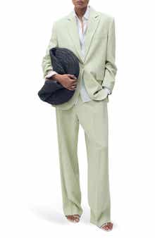 MANGO Straight Leg Suit Pants