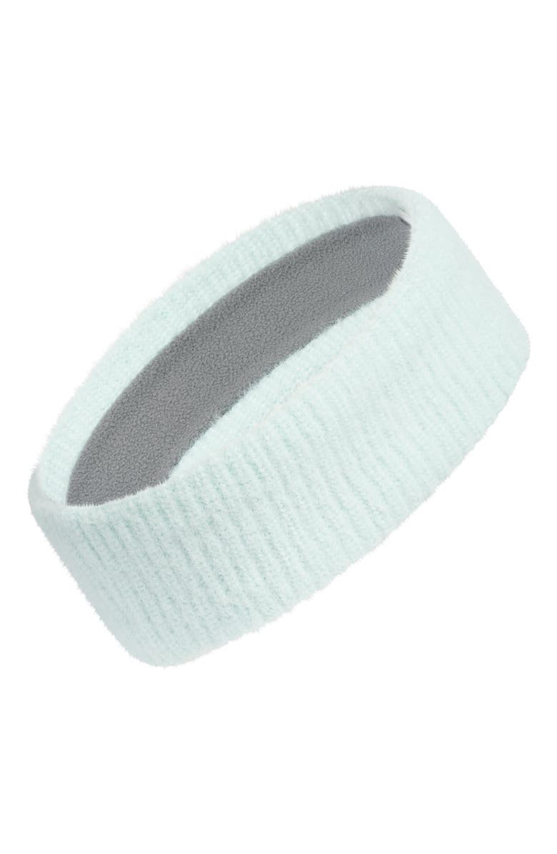 adidas Lifestyle Fuzzy Headband, Alternate, color, Halo Mint Green/ Grey Six