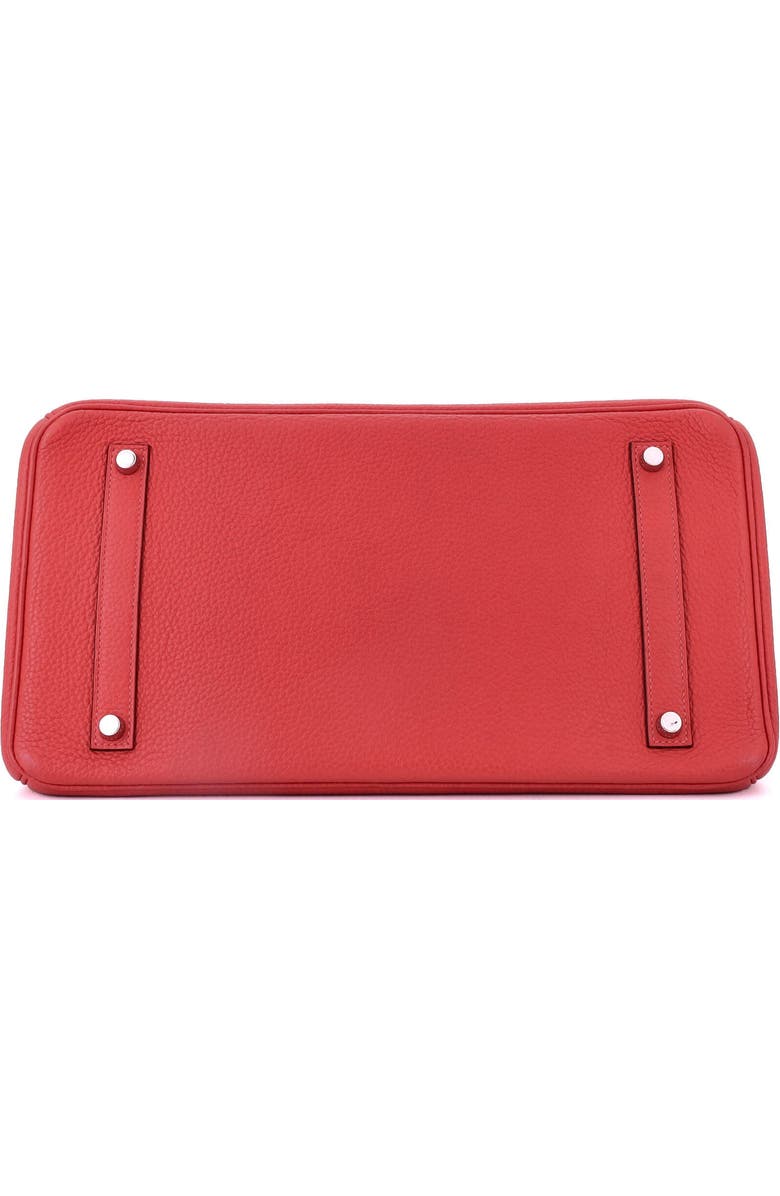 Pre-Owned Hermes Birkin Handbag Red Clemence with Palladium Hardware 35, Alternate, color, Rouge Casaque