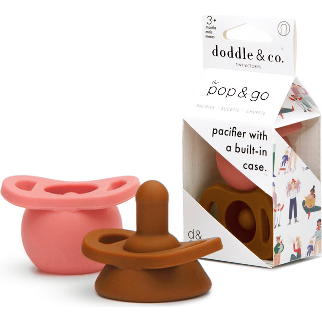 Doddle & Co. Pop & Go Pacifier in Peach And Spice  product