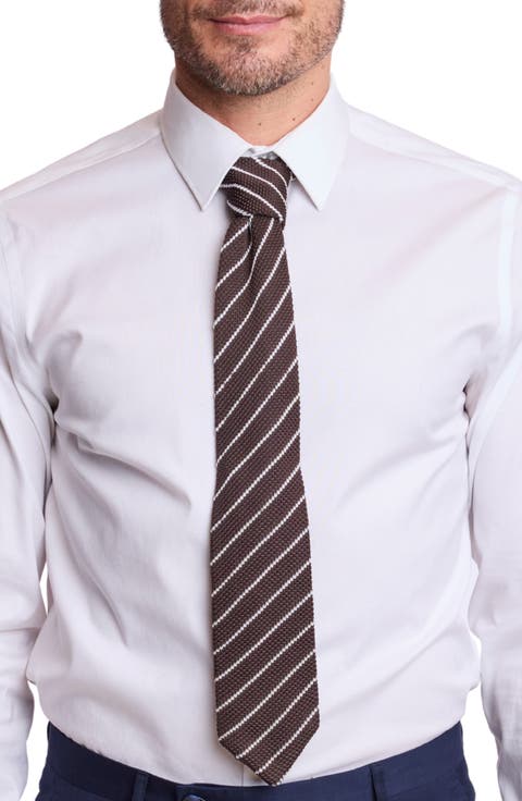 Stanley Striped Knit Tie