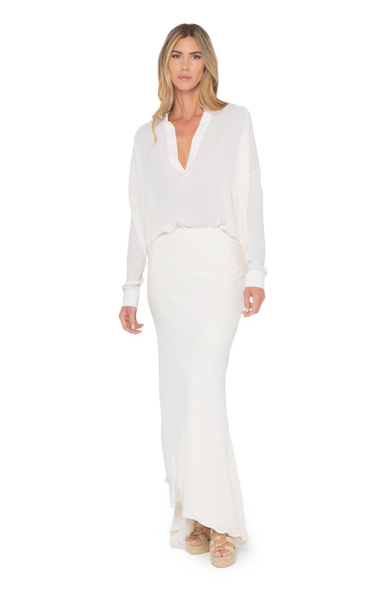 JBQ Kingsley Skirt, Main, color, Bone