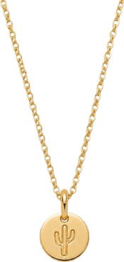 MADE BY MARY Cactus Disc Necklace