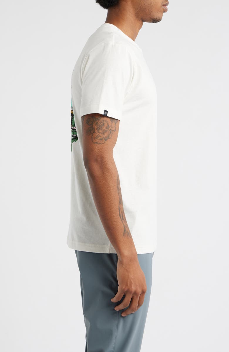 Swannies Turn Shack Graphic T-Shirt, Alternate, color, Vintage White