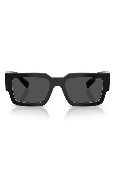 55mm Rectangular Sunglasses