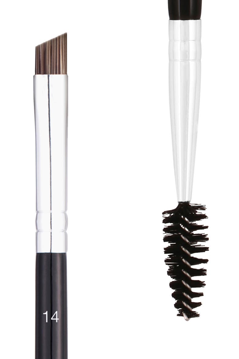 #14 Dual-Sided Brow & Eyeliner Brush, Alternate, color, NO COLOR