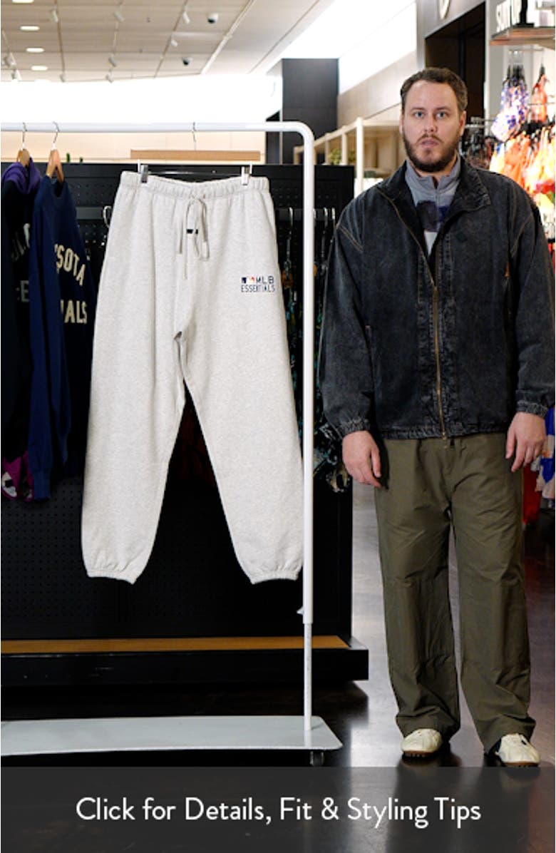 MLB Classic Fit Cotton Graphic Sweatpants, sales video thumbnail