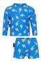 Thunder Long Sleeve Two-Piece Rashguard Swimsuit