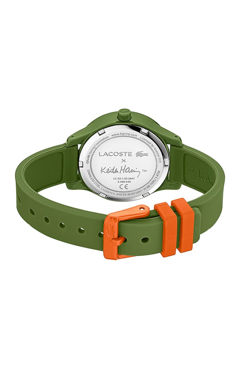 Lacoste 2.12 Rubber Strap Watch, 32mm, Alternate, color, 