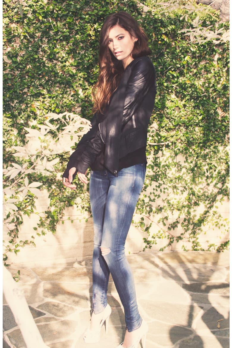 'Collin' Distressed Skinny Stretch Jeans, Alternate, color, YOUTH VINTAGE