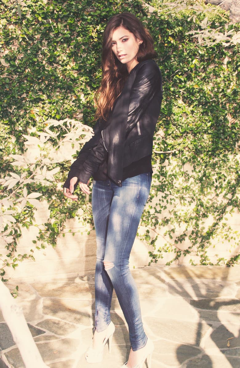 Hudson Jeans 'Collin' Distressed Skinny Stretch Jeans, Alternate, color,