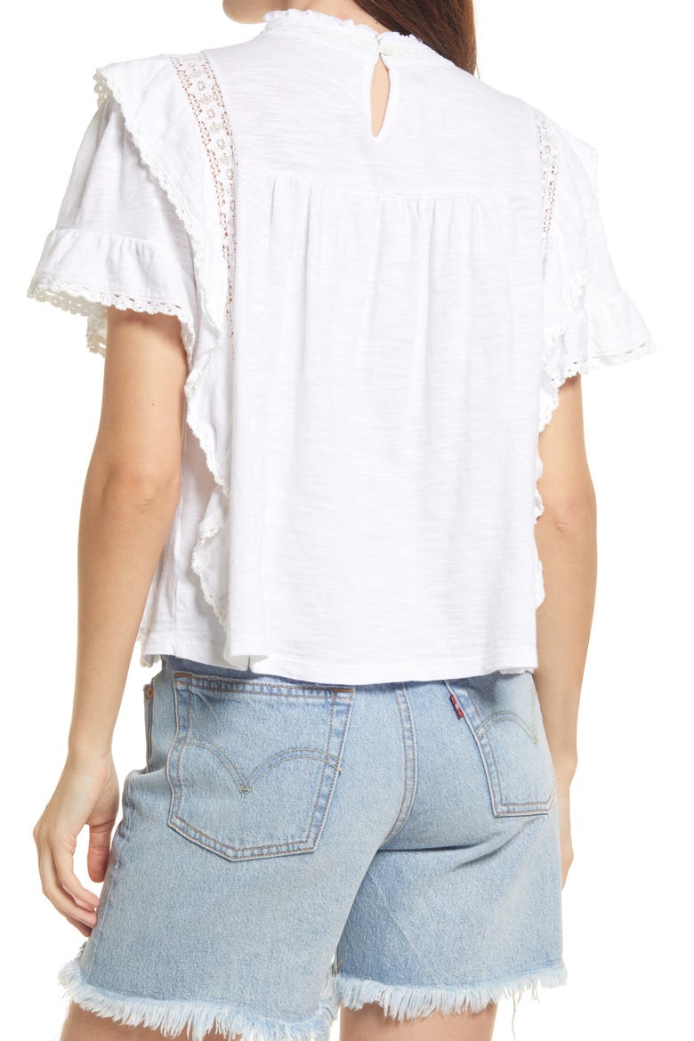 Le Femme Top, Alternate, color, WHITE