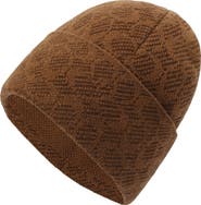 COACH Signature Monogram Wool Blend Beanie