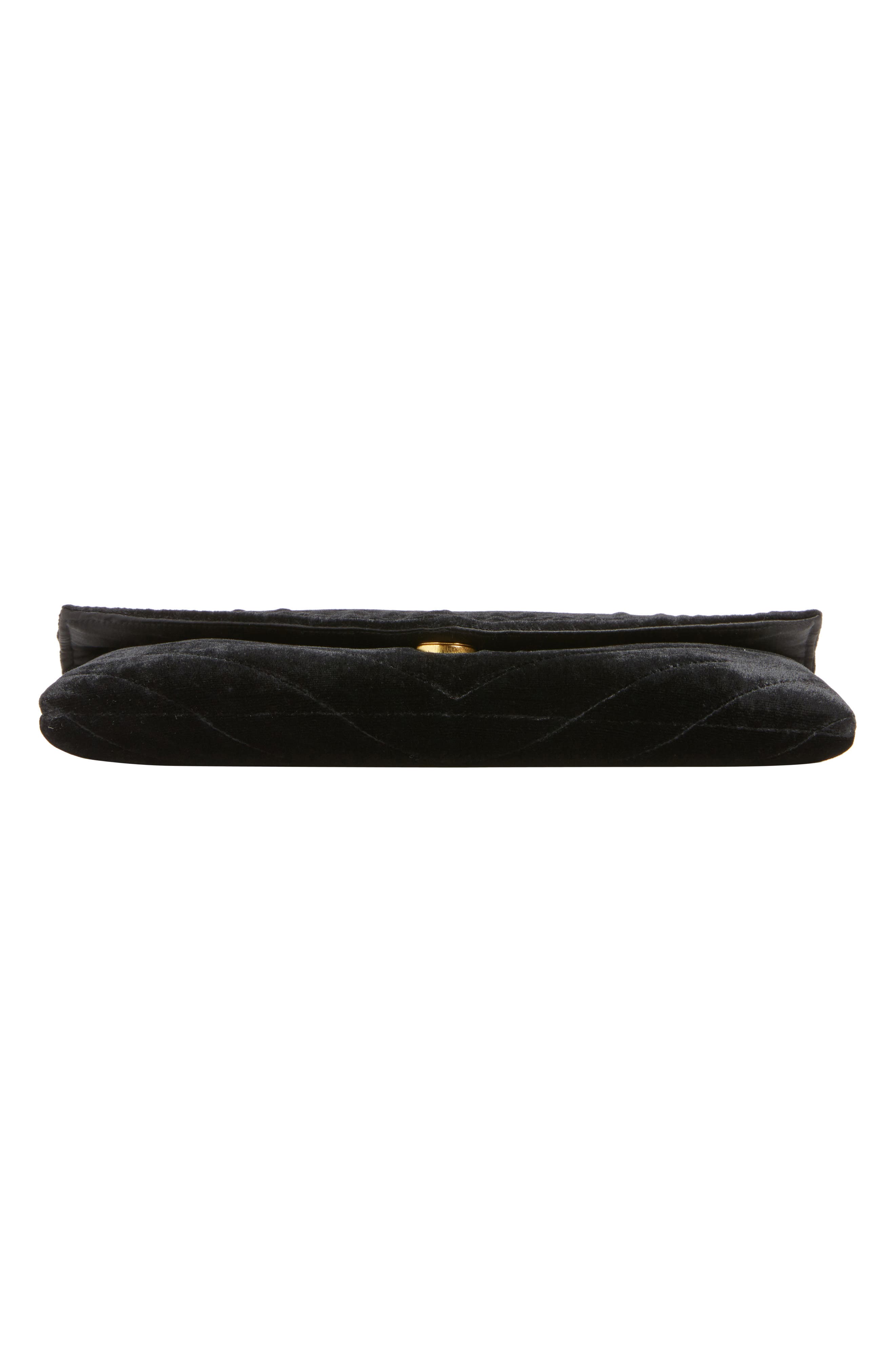 Shiraleah Alexis Velvet Envelope Clutch, Alternate, color, 